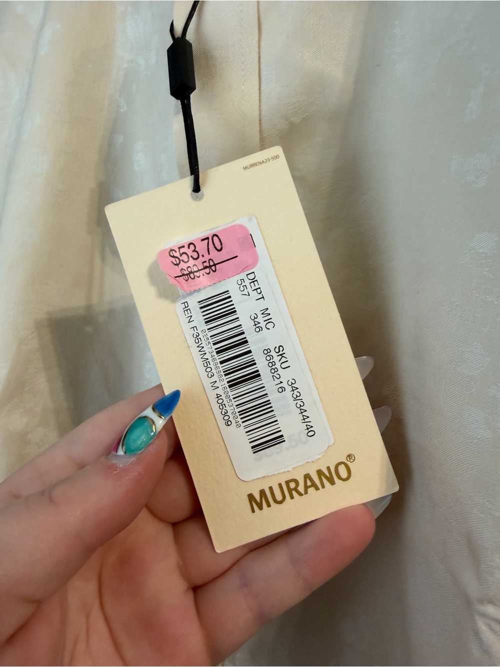 NWT murano button down - Picture 4 of 5